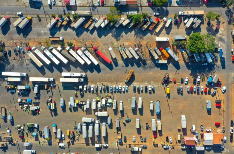 Parking vrachtwagens